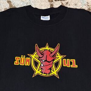 Vintage 2001 Sum 41 Devil Shirt Size XL Pop Punk Blink 182 Green Day Band Tee
